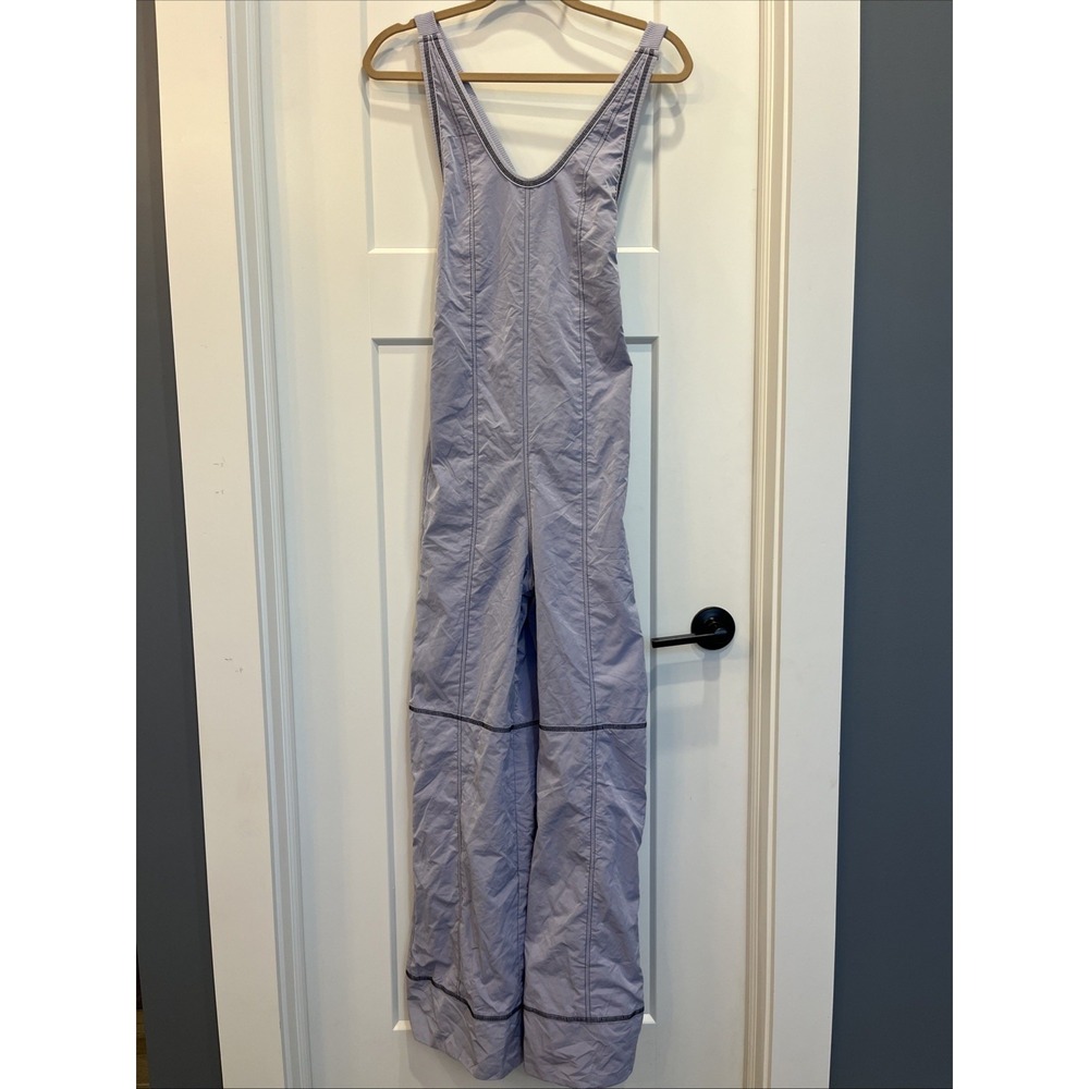 Free People‎ Movement Wild Ambition Sleeveless Romper Purple Platinum Size Small